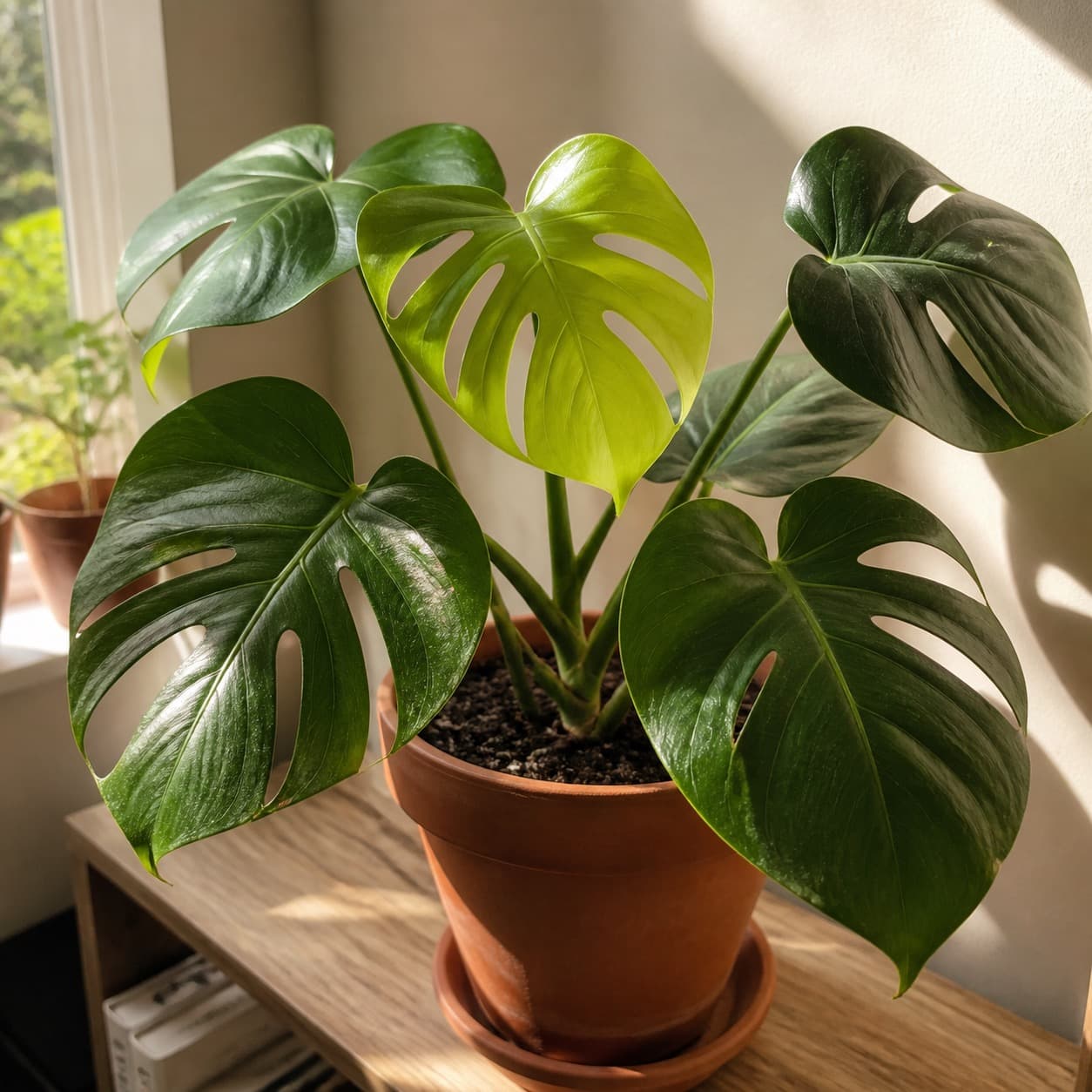 monstera (Monstera deliciosa)